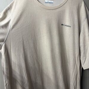 Columbia Light Brown Crew Neck Tee